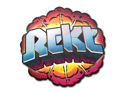 Sticker Rekt (Holo) - Preço e onde comprar no CS2