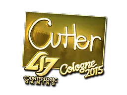 Sticker reltuC (Gold) | Cologne 2015 - Preço e onde comprar no CS2