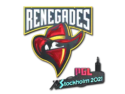Sticker Renegades (Foil) | Stockholm 2021 - Preço e onde comprar no CS2