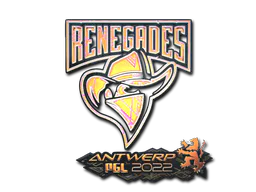 Sticker Renegades (Holo) | Antwerp 2022 - Preço e onde comprar no CS2