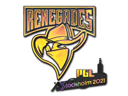 Sticker Renegades (Holo) | Stockholm 2021 - Preço e onde comprar no CS2