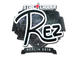 Sticker REZ (Foil) | Berlin 2019 - Preço e onde comprar no CS2