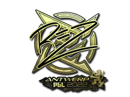 Sticker REZ (Gold) | Antwerp 2022 - Preço e onde comprar no CS2