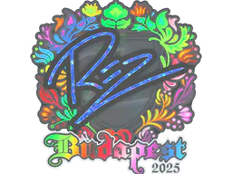 Sticker REZ (Holo) | Budapest 2025 - Preço e onde comprar no CS2