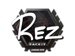 Sticker REZ | London 2018 - Preço e onde comprar no CS2
