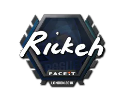 Sticker Rickeh | London 2018 - Preço e onde comprar no CS2