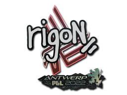 Sticker rigoN | Antwerp 2022 - Preço e onde comprar no CS2