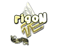 Sticker rigoN (Gold) | Paris 2023 - Preço e onde comprar no CS2
