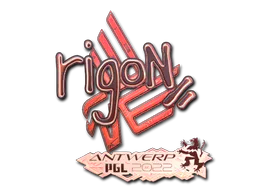 Sticker rigoN (Holo) | Antwerp 2022 - Preço e onde comprar no CS2