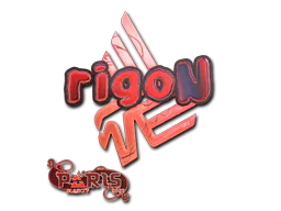 Sticker rigoN (Holo) | Paris 2023 - Preço e onde comprar no CS2