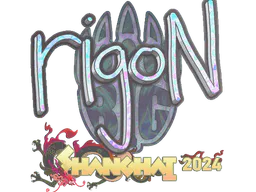 Sticker rigoN (Holo) | Shanghai 2024 - Preço e onde comprar no CS2