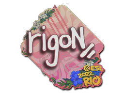 Sticker rigoN | Rio 2022 - Preço e onde comprar no CS2