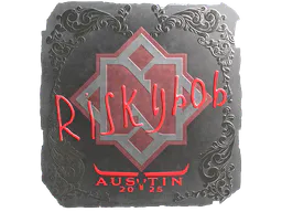 Sticker riskyb0b (Foil) | Austin 2025 - Preço e onde comprar no CS2