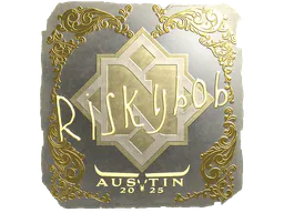 Sticker riskyb0b (Gold) | Austin 2025 - Preço e onde comprar no CS2