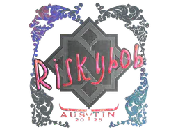 Sticker riskyb0b (Holo) | Austin 2025 - Preço e onde comprar no CS2