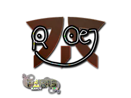 Sticker roeJ (Glitter) | Paris 2023 - Preço e onde comprar no CS2