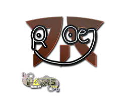 Sticker roeJ | Paris 2023 - Preço e onde comprar no CS2