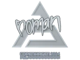 Sticker roman | Copenhagen 2024 - Preço e onde comprar no CS2