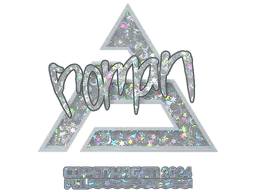 Sticker roman (Glitter) | Copenhagen 2024 - Preço e onde comprar no CS2