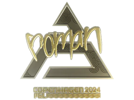 Sticker roman (Gold) | Copenhagen 2024 - Preço e onde comprar no CS2