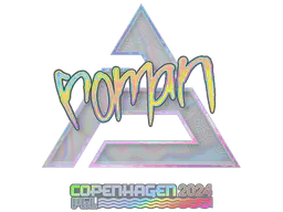 Sticker roman (Holo) | Copenhagen 2024 - Preço e onde comprar no CS2
