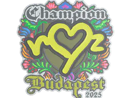 Sticker ropz (Embroidered, Champion) | Budapest 2025 - Preço e onde comprar no CS2