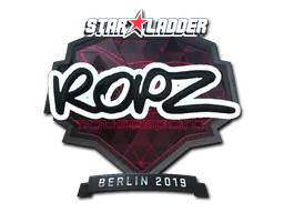 Sticker ropz (Foil) | Berlin 2019 - Preço e onde comprar no CS2