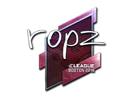 Sticker ropz (Foil) | Boston 2018 - Preço e onde comprar no CS2