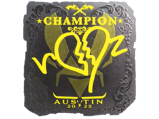 Sticker ropz (Foil, Champion) | Austin 2025 - Preço e onde comprar no CS2