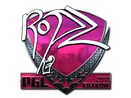 Sticker ropz (Foil) | Krakow 2017 - Preço e onde comprar no CS2