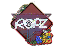 Sticker ropz (Glitter) | Rio 2022 - Preço e onde comprar no CS2