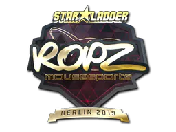 Sticker ropz (Gold) | Berlin 2019 - Preço e onde comprar no CS2