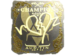 Sticker ropz (Gold, Champion) | Austin 2025 - Preço e onde comprar no CS2
