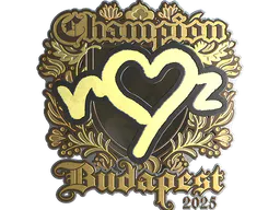 Sticker ropz (Gold, Champion) | Budapest 2025 - Preço e onde comprar no CS2