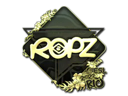 Sticker ropz (Gold) | Rio 2022 - Preço e onde comprar no CS2