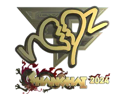 Sticker ropz (Gold) | Shanghai 2024 - Preço e onde comprar no CS2