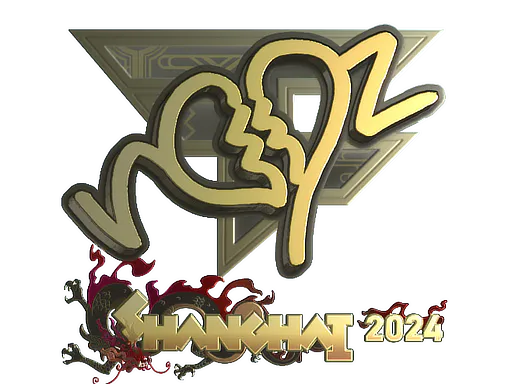 Sticker ropz (Gold) | Shanghai 2024 - Preço e onde comprar no CS2