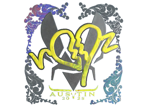 Sticker ropz (Holo) | Austin 2025 - Preço e onde comprar no CS2