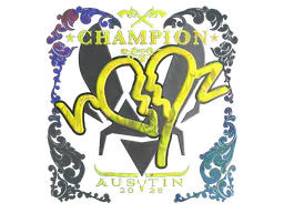 Sticker ropz (Holo, Champion) | Austin 2025 - Preço e onde comprar no CS2