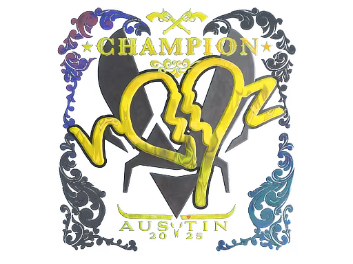 Sticker ropz (Holo, Champion) | Austin 2025 - Preço e onde comprar no CS2