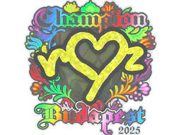 Sticker ropz (Holo, Champion) | Budapest 2025 - Preço e onde comprar no CS2