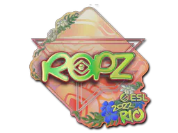 Sticker ropz (Holo) | Rio 2022 - Preço e onde comprar no CS2