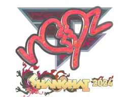 Sticker ropz (Holo) | Shanghai 2024 - Preço e onde comprar no CS2