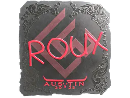 Sticker ROUX (Foil) | Austin 2025 - Preço e onde comprar no CS2