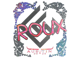 Sticker ROUX (Holo) | Austin 2025 - Preço e onde comprar no CS2