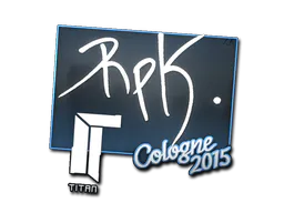 Sticker RpK | Cologne 2015 - Preço e onde comprar no CS2
