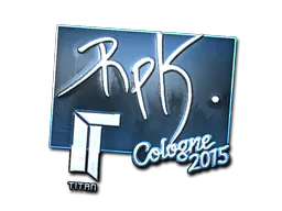 Sticker RpK (Foil) | Cologne 2015 - Preço e onde comprar no CS2