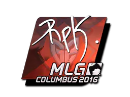 Sticker RpK (Foil) | MLG Columbus 2016 - Preço e onde comprar no CS2