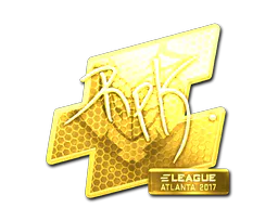 Sticker RpK (Gold) | Atlanta 2017 - Preço e onde comprar no CS2