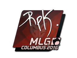 Sticker RpK | MLG Columbus 2016 - Preço e onde comprar no CS2